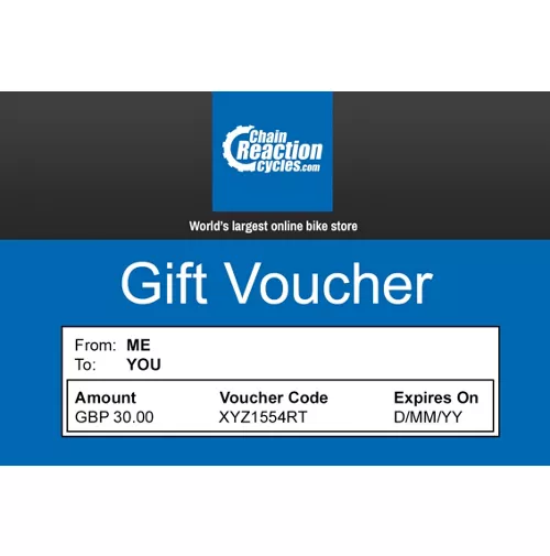 Chain Reaction Cycles Gift Voucher 1 Chain Reaction Cycles Gift Voucher