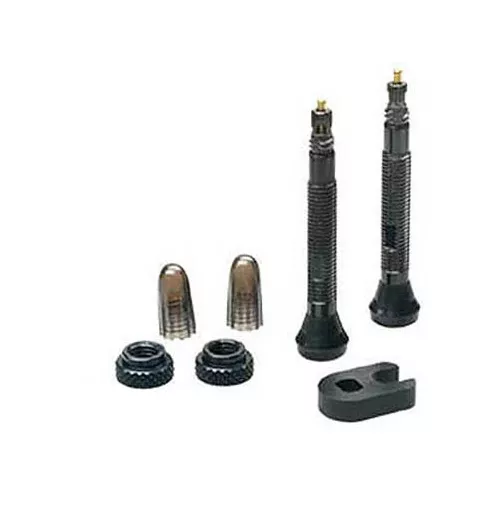 Schwalbe Tubeless Presta Valves Pair (40mm) 1 Schwalbe Tubeless Presta Valves Pair (40mm)