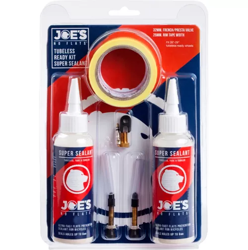 Joe's No Flats Tubeless Ready Kit - Super Sealant 1 Joe's No Flats Tubeless Ready Kit - Super Sealant