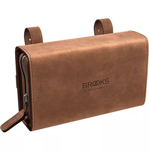 Brooks England D Shaped Pre-Aged Saddle Bag 1 Brooks England D Shaped Pre-Aged Saddle Bag