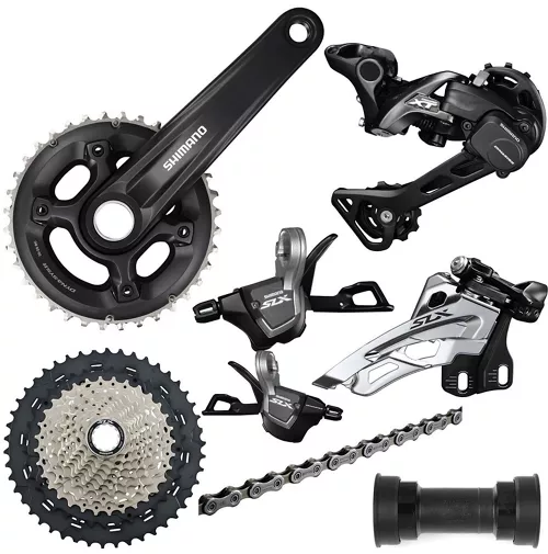 Shimano MT600 2x11 XT-SLX Mix Groupset 1 Shimano MT600 2x11 XT-SLX Mix Groupset