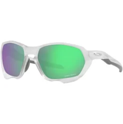 Oakley Plazma Matte Clear Prizm Jade Sunglasses