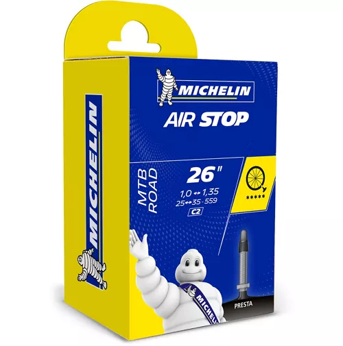 Michelin C2 AirStop Butyl MTB Inner Tube 1 Michelin C2 AirStop Butyl MTB Inner Tube